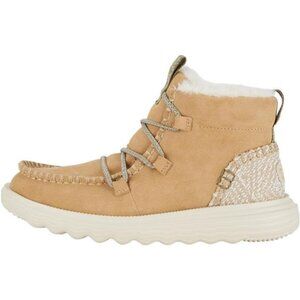 Tan Suede Boot Women's Boots‎ Pull On Comfortable Light-Weight Outdoor Shoes